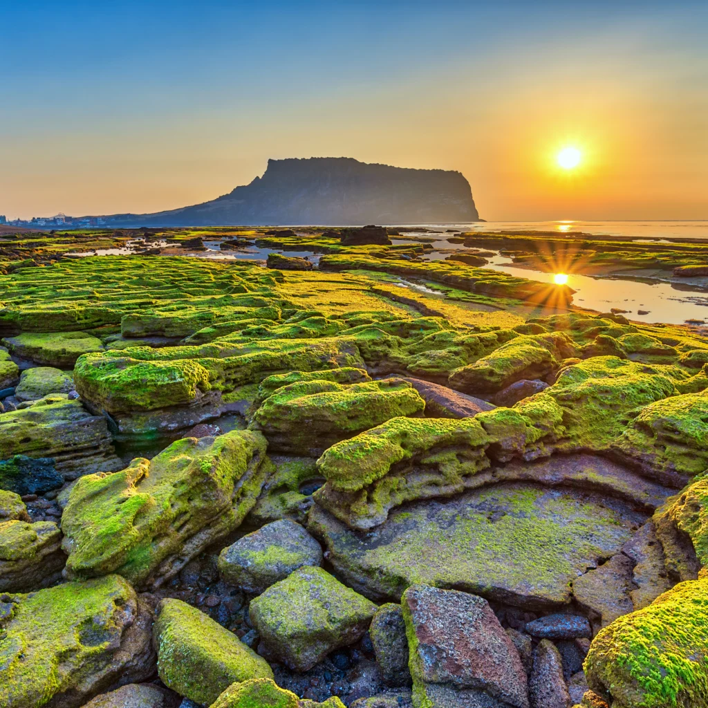 Jeju Island at sunrise